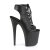 Pleaser FLAMINGO-800-20 Black Faux Leather/Black Matte EU-37 / US-7
