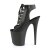 Pleaser FLAMINGO-800-20 Black Faux Leather/Black Matte EU-38 / US-8