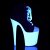 Pleaser FLAMINGO-800SK-02 Black Canvas/Neon White EU-35 / US-5