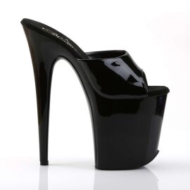 Pleaser FLAMINGO-801 Black Patent/Black EU-37 / US-7