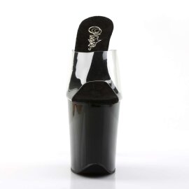 Pleaser FLAMINGO-801 Clear/Black EU-35 / US-5