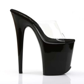 Pleaser FLAMINGO-801 Clear/Black EU-35 / US-5