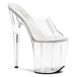 Pleaser FLAMINGO-801 Clear/Clear EU-38 / US-8