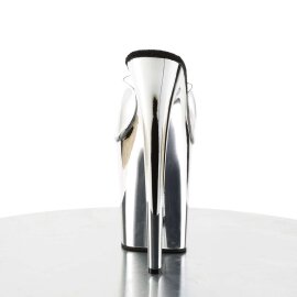 Pleaser FLAMINGO-801 Clear/Silver Chrome EU-37 / US-7