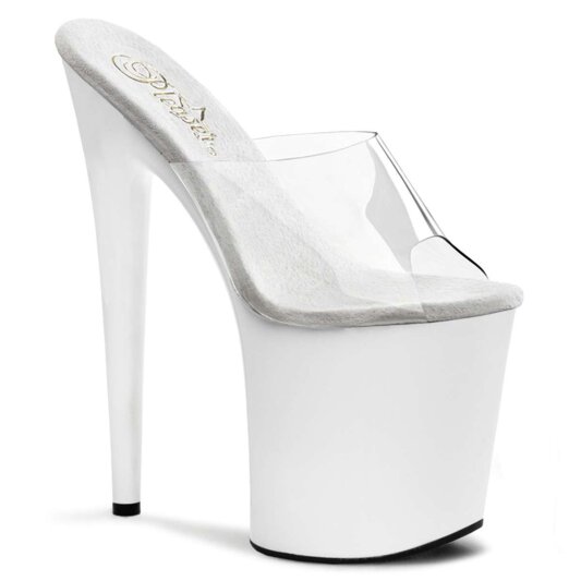 Pleaser FLAMINGO-801 Clear/White EU-35 / US-5