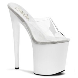 Pleaser FLAMINGO-801 Clear/White EU-35 / US-5