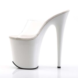 Pleaser FLAMINGO-801 Clear/White EU-35 / US-5