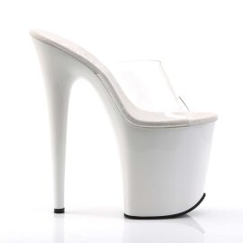 Pleaser FLAMINGO-801 Clear/White EU-35 / US-5