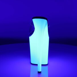 Pleaser FLAMINGO-801UV Clear/Neon White EU-37 / US-7