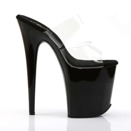 Pleaser FLAMINGO-802 Clear/Black EU-37 / US-7