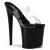 Pleaser FLAMINGO-802 Clear/Black EU-37 / US-7
