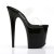 Pleaser FLAMINGO-802 Clear/Black EU-37 / US-7