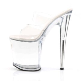 Pleaser FLAMINGO-802 Clear/Clear EU-38 / US-8