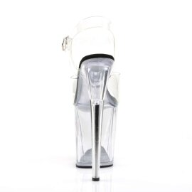 Pleaser FLAMINGO-808 Clear-Black/Clear EU-35 / US-5