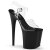 Pleaser FLAMINGO-808 Clear/Black EU-37 / US-7