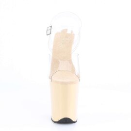 Pleaser FLAMINGO-808 Clear/Cream EU-35 / US-5