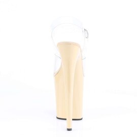 Pleaser FLAMINGO-808 Clear/Cream EU-35 / US-5