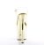 Pleaser FLAMINGO-808 Clear/Gold Chrome EU-40 / US-10