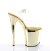 Pleaser FLAMINGO-808 Clear/Gold Chrome EU-41 / US-11