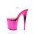 Pleaser FLAMINGO-808 Clear/Hot Pink Chrome EU-35 / US-5