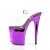 Pleaser FLAMINGO-808 Clear/Purple Chrome EU-42 / US-12