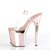 Pleaser FLAMINGO-808 Clear/Rose Gold Chrome EU-42 / US-12