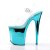 Pleaser FLAMINGO-808 Clear/Turquoise Chrome EU-35 / US-5