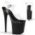 Pleaser FLAMINGO-808ABLS Clear/Black Matte EU-35 / US-5