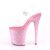 Pleaser FLAMINGO-808CF Clear/Pink Confetti EU-35 / US-5