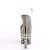 Pleaser FLAMINGO-808CHLN Clear/Pewter Chrome EU-35 / US-5