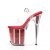 Pleaser FLAMINGO-808G Clear/Red Glitter EU-35 / US-5