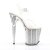 Pleaser FLAMINGO-808G Clear/Silver Glitter EU-35 / US-5