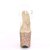 Pleaser FLAMINGO-808LG Clear/Rose Gold Multi Glitter EU-39 / US-9
