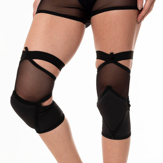 Paradise Chick Knee Pads Polecious Mesh Black XS