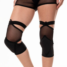 Paradise Chick Knee Pads Polecious Mesh Black XS