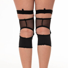 Paradise Chick Knee Pads Polecious Mesh Black XS