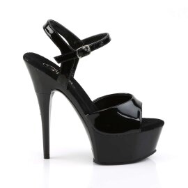Pleaser CAPTIVA-609 Black Patent/Black EU-38 / US-8