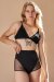 Lunalae Shorts High Waist  Carla Mesh Black XS