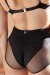 Lunalae Shorts High Waist  Carla Mesh Black S