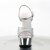 Pleaser DELIGHT-609G Silver Multi Glitter/Silver Chrome EU-36 / US-6