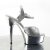 Pleaser DELIGHT-609G Silver Multi Glitter/Silver Chrome EU-36 / US-6