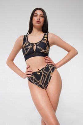 Pole Addict Land Top Chaine Noir XL
