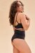 Lunalae Top Maisie Mesh Strappy Black M