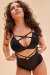 Lunalae Top Maisie Mesh Strappy Black M