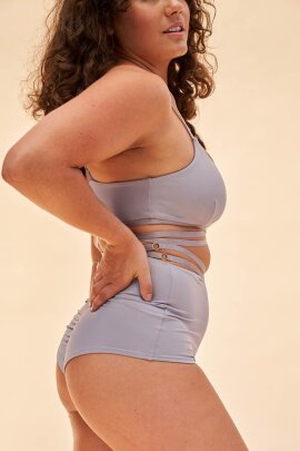 Lunalae Top Poppy Strappy Grey XS
