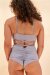Lunalae Top Poppy Strappy Grey XS