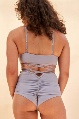 Lunalae Top Poppy Strappy Grey XL