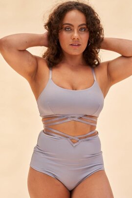 Lunalae Top Poppy Strappy Grey XL