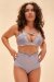 Lunalae Shorts High Waist Willow Cross Over Grey XXL