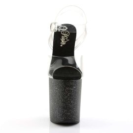 Pleaser FLAMINGO-808MG Clear/Black EU-35 / US-5